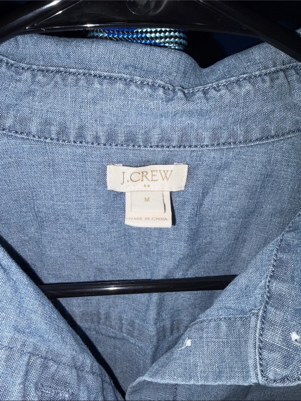 J.Crew -Chambray Button-Down Shirt – Size Medium - Picture 4 of 15